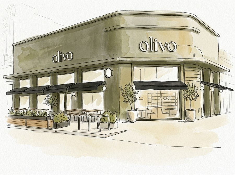 Fachada de Olivo Chivilcoy, boceto